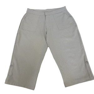 * Curves Franchise Tan Capri Pants Medium